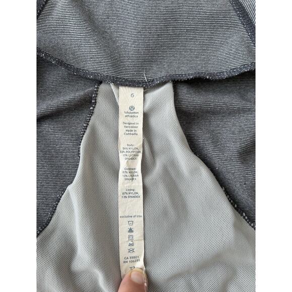 Lululemon Define Jacket SLIMMIMG Stripes Full Zip walking outdoor gym womens 6 - Picture 6 of 14